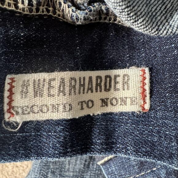 TK Axel Jeans Mens 35x30 Blue Slim Boot Stretch Embroidered Pockets AXMB005-6 - Picture 11 of 15